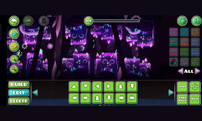 decorate your geometry dash level build gp for you