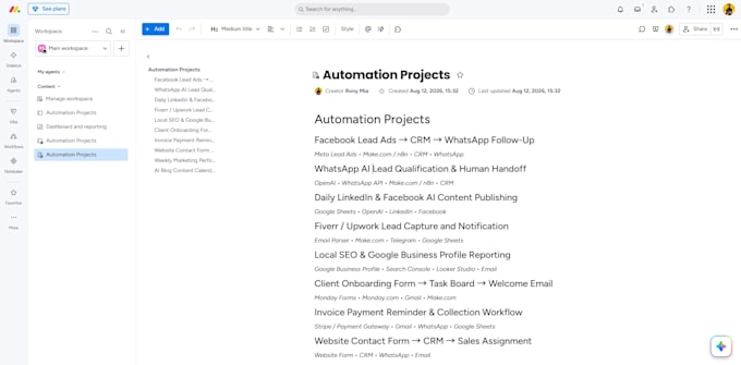 be your n8n, make, zapier ai automation expert