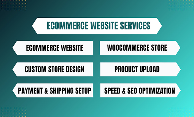 design ecommerce website and build wordpress ecommerce online store