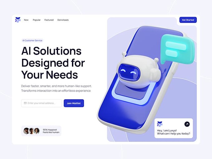 develop ai saas website, ai moblie app, ai chatbot, ai software and ai agent