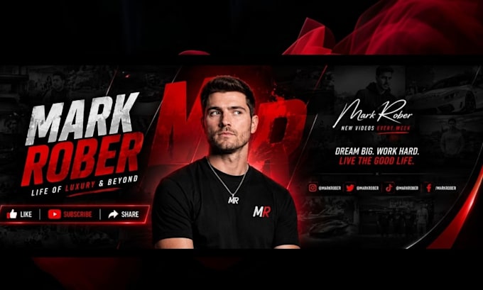 design customized banners and thumbnail for social media