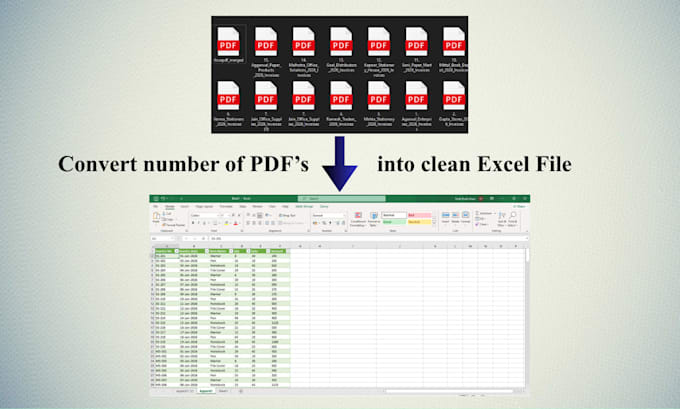 do data entry, copy paste, pdf to excel data entry