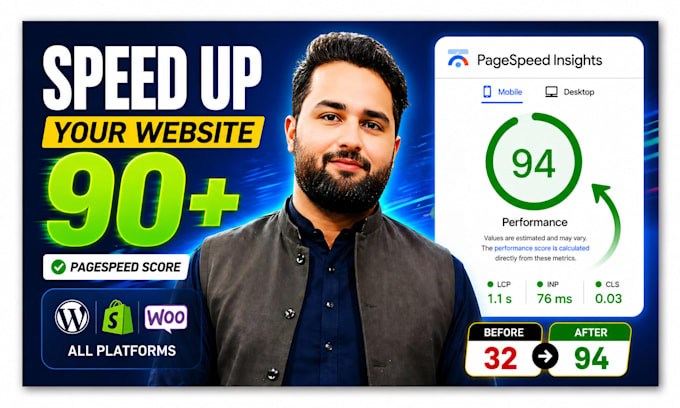 fix wordpress website speed and core web vitals of website