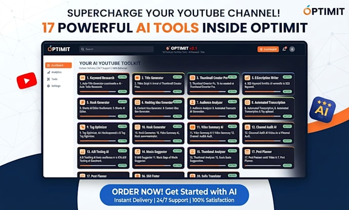 build a custom ai youtube optimization tool like vidiq