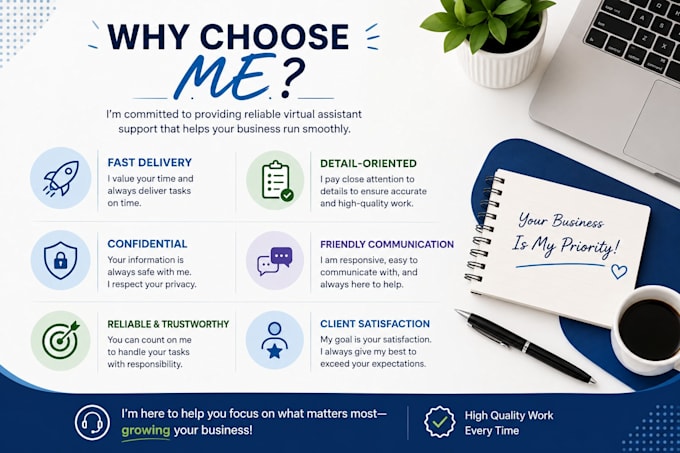 be your reliable virtual assistant for administrative tasks