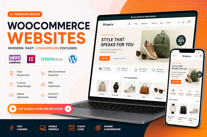 design wordpress website using elementor, divi and bricks