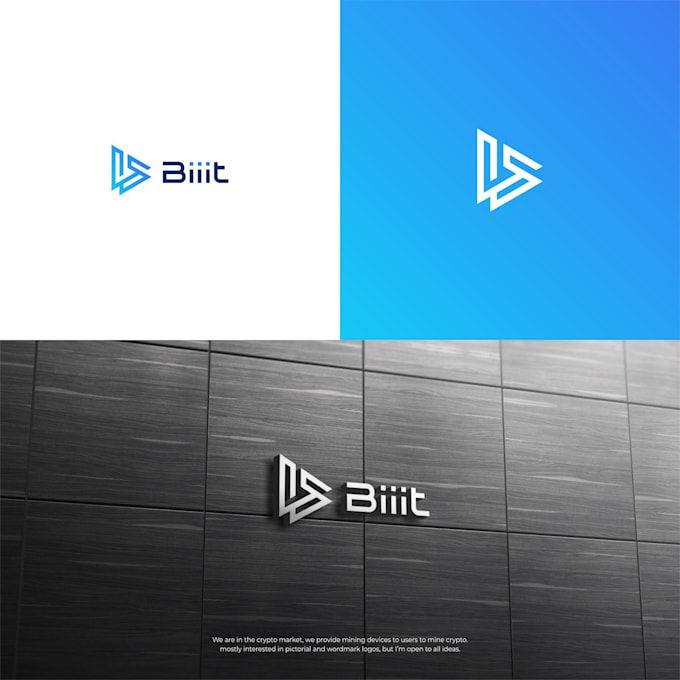 design a modern crypto, cyber security and technology logo