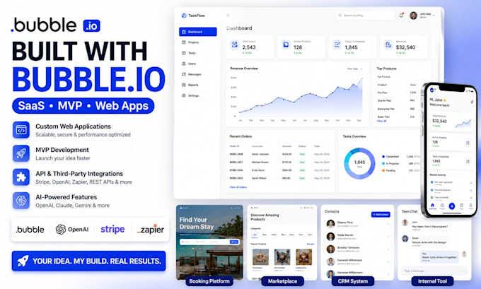 build bubble io website bubble mvp bubble saas web app as bubble io developer