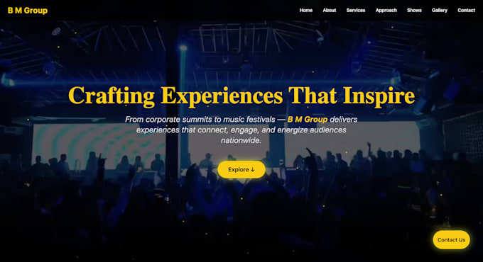 develop a modern responsive website or web application