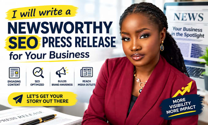 write a newsworthy SEO press release for your business