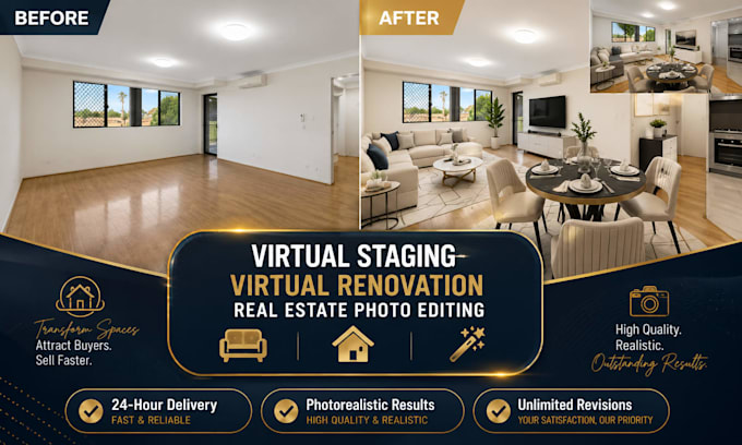 do virtual staging, virtual renovation, real estate virtual staging