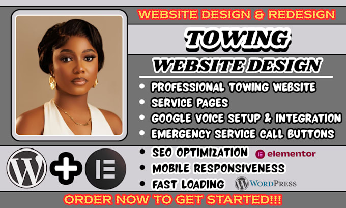 towing website, roadside assistance website, towing company website