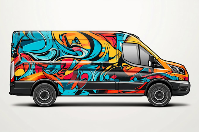 attractive car wrap design and vehicle wrap design