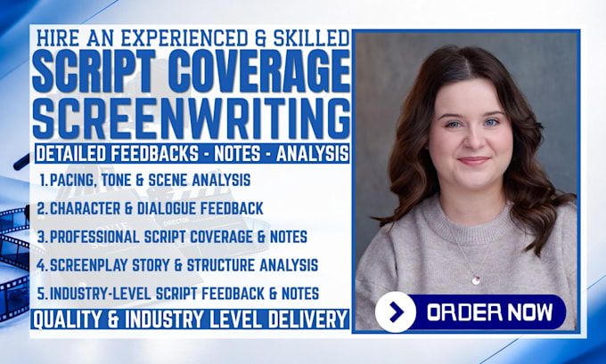 industry script coverage, notes analysis feedback for screenplay or short film