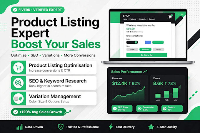 create amazon product listing and variation or fix amazon listing