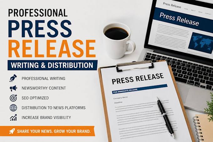 write and distribute a professional press release