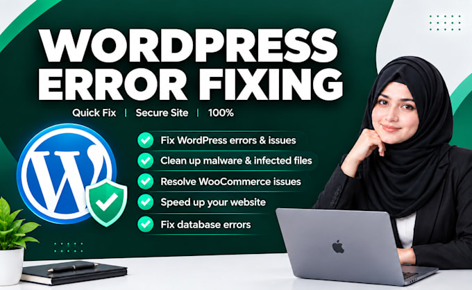 fix wordpress errors, bugs and website issues