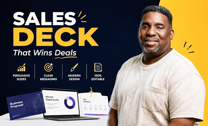 design b2b sales deck, proposal powerpoint design, sales presentation for brands