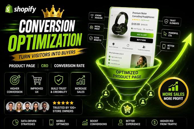 optimize shopify product page, improve conversion rate