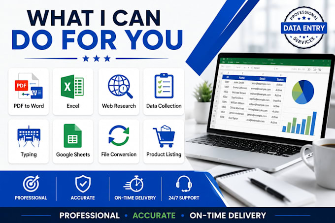 do accurate data entry