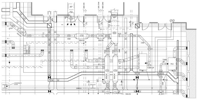 design autocad mep hvac electrical and plumbring drawings