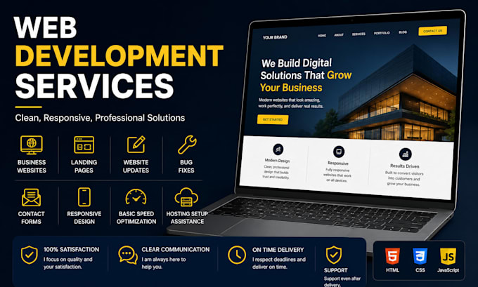 create or maintain a modern responsive website