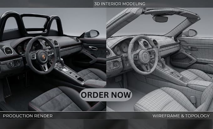 design 3d car  models with custom widebody kits and interior and exterior render