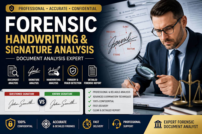 forensic document, handwriting, signature analysis fraud, forgery detection