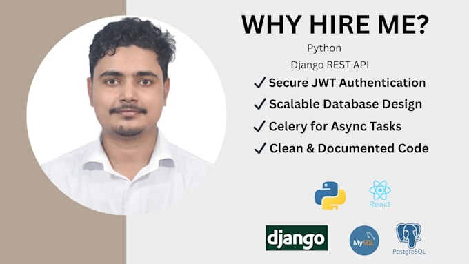 build a secure django rest API backend with drf and jwt auth