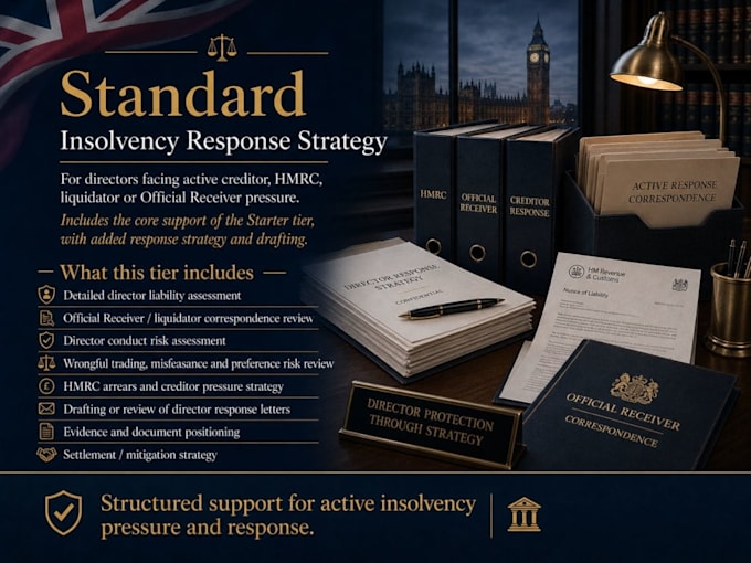 do UK insolvency director representation, hrmc arrears, corporation tax, paye,