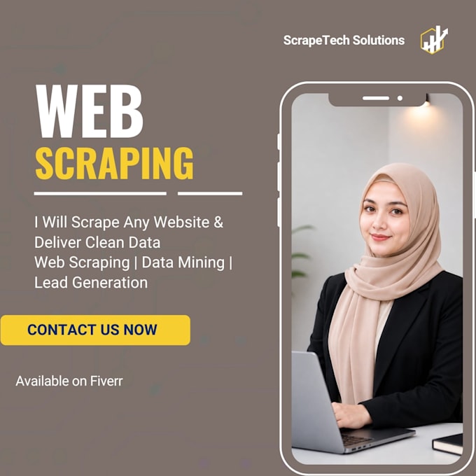 do website scraping, data extraction, mining, collection