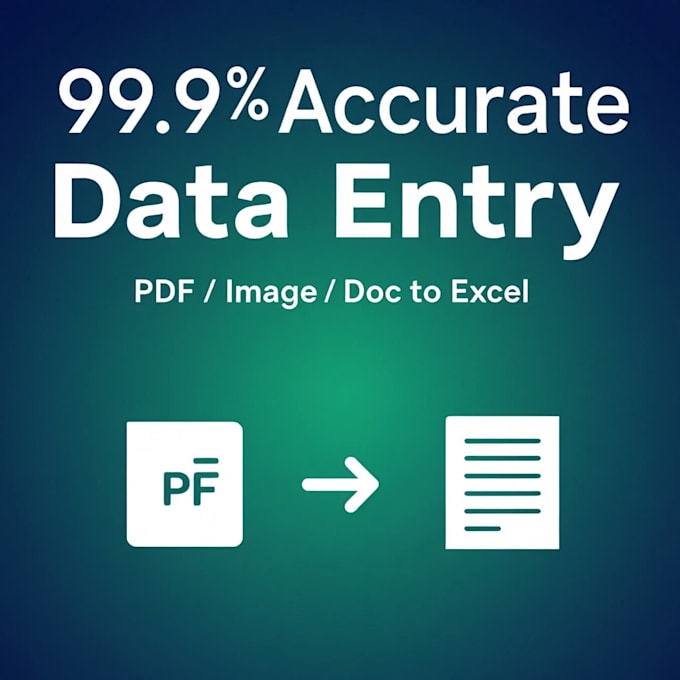 do fast and accurate excel,google sheets data entry and lead generation