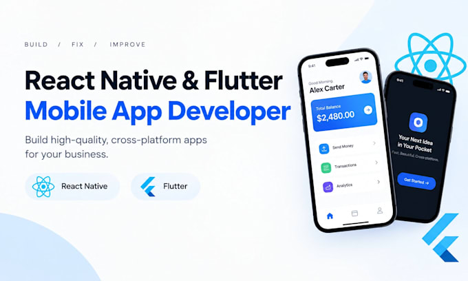 professional react native flutter developer react native ai mobile app developer