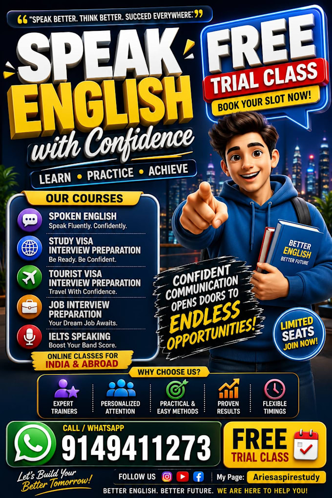 prepare students for UK , USA study visa interview