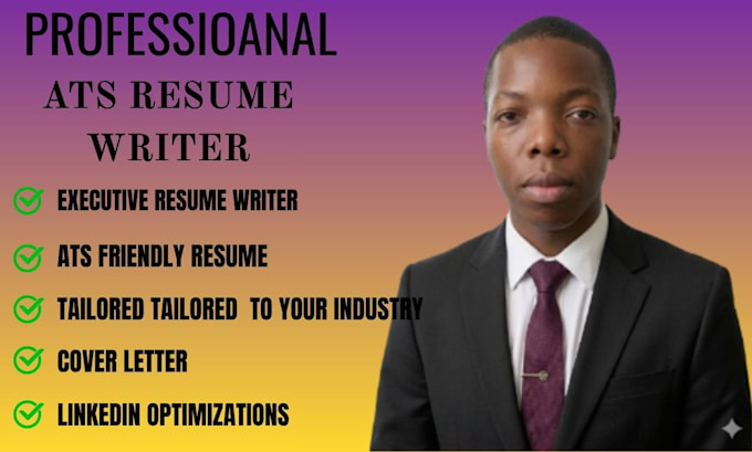 do professional resume, cover letter, linkedin optimization