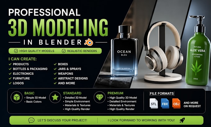 do 3d modeling and rendering in blender 3d