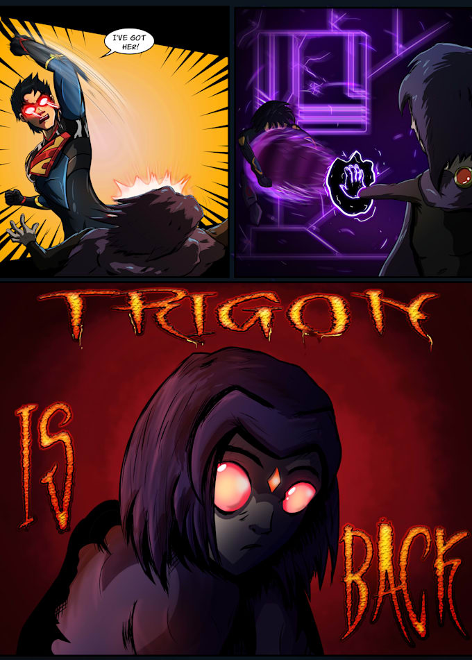 draw a comic page for ya