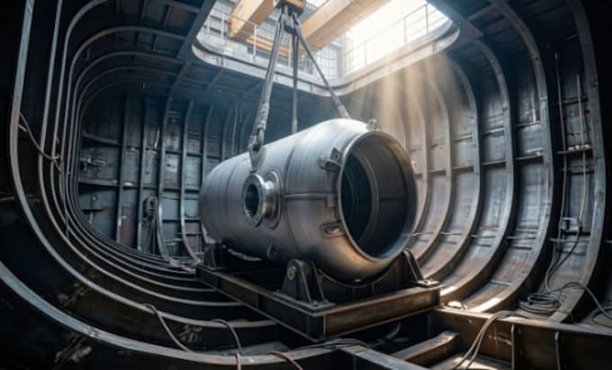 create vessel   construction and fabrication drawing