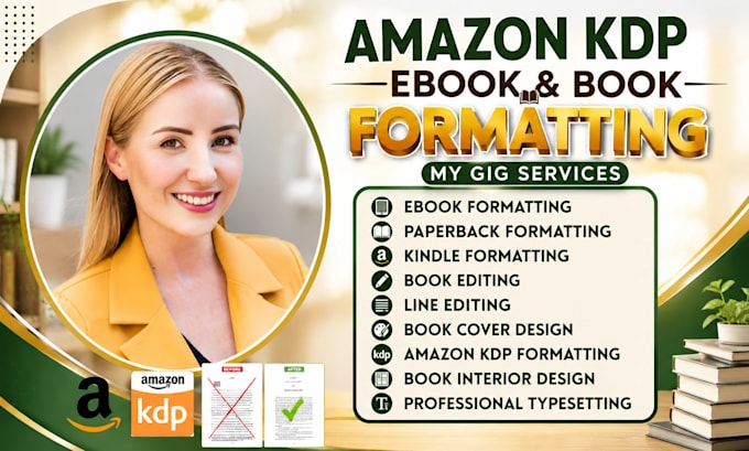 do amazon kdp ebook and book formatting for kindle and paperback