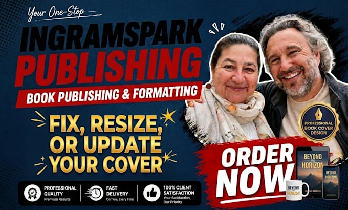 adjust and resize your book cover for ingramspark print ready