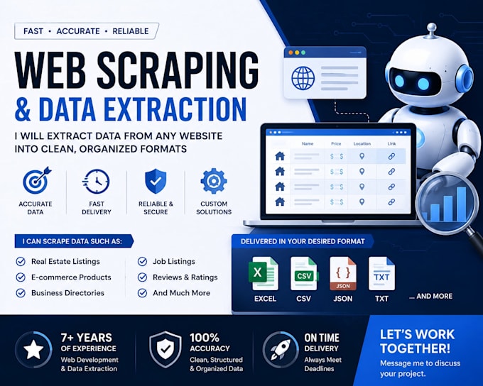 web scraping and data extraction