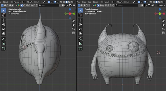 fix your 3d model issue in blender proffesionally