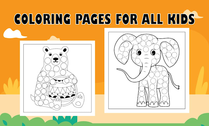 create kids activity book, dot markers for amazon kdp