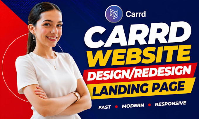 design carrd website, fix carrd landing page, responsive email capture setup