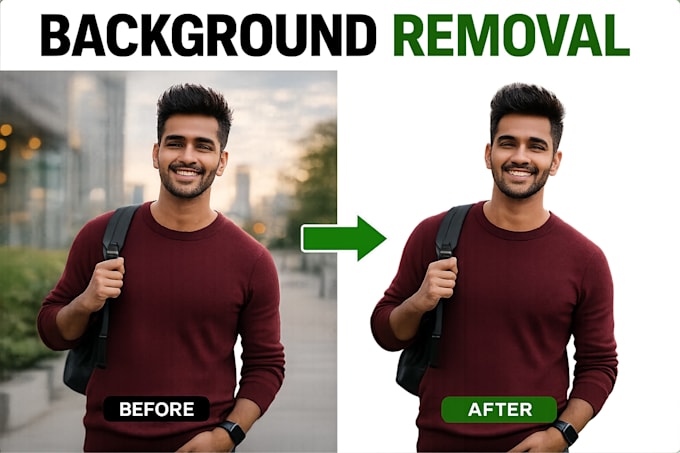 professionally remove background from any image within 24 hours