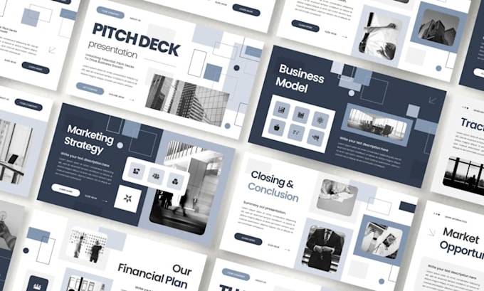 do high impact visually elevate redesign investor pitch deck, startup pitch deck