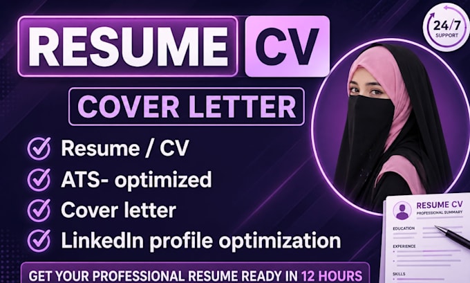 write your professional resume for IT, cybersecurity, software engineer and tec