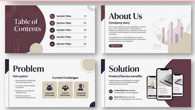 design premium presentation, educational pitch deck and google slides