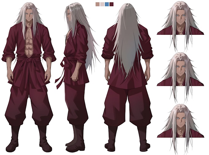 draw character illustration, character design, any character art