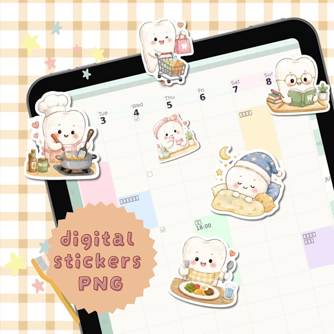 design custom goodnotes stickers